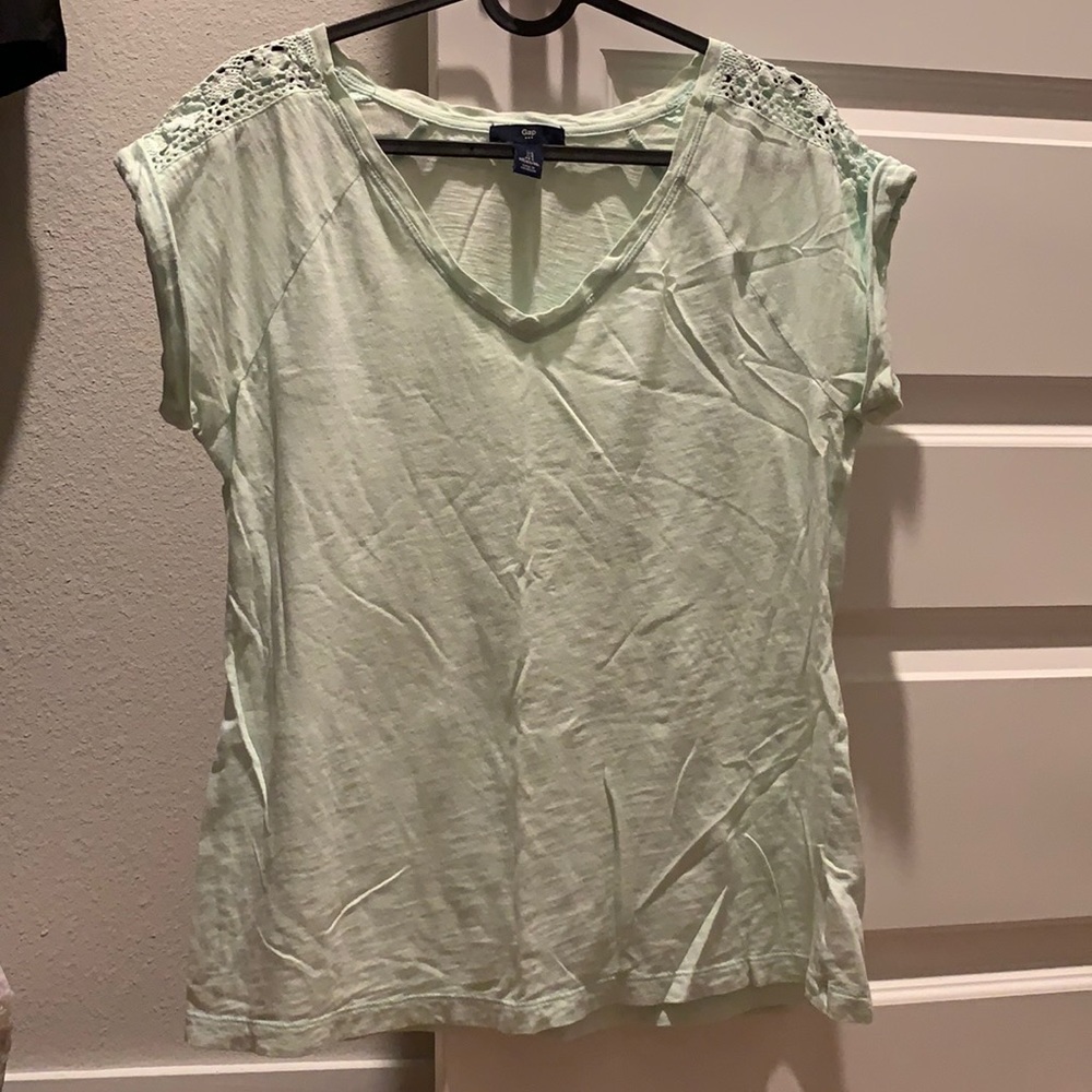 GAP V-Neck Top Mint S